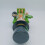 Classical Wood Irish Nutcrackers Figures Green Shamrock-jar 6