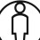 Acrylic Bathroom Identifier for Shops and Salons-black restroom 7