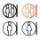 Acrylic Bathroom Identifier for Shops and Salons-black restroom 2