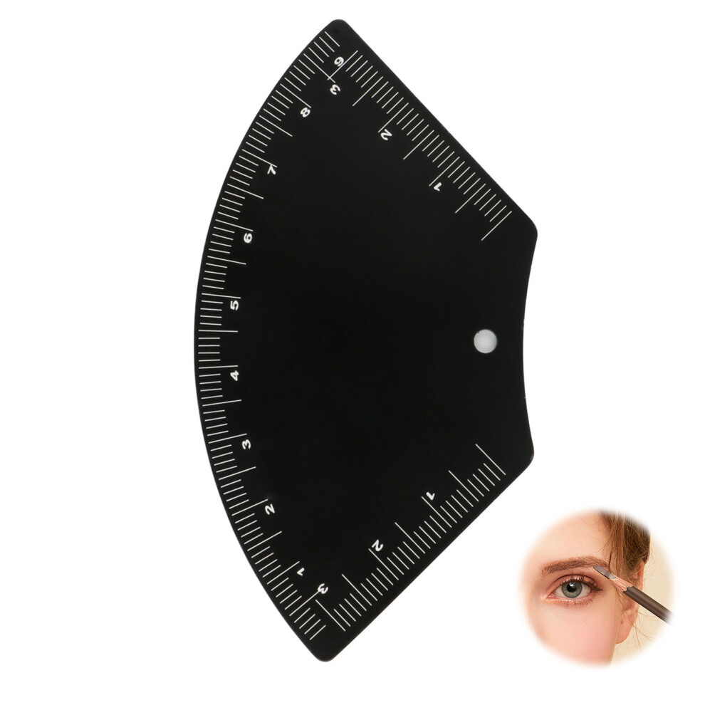 Symmetrical Eyebrow Template Stencils With Length-Scalloped 7696001079935