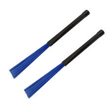 2 Pack Jazz Drum Brushes with Nylon Bristles and Holder Set for Percussion Practice and Performance
