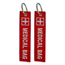 Emergency Component Kit Identifier Red Twill Fabric With-2