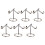 Strong Metal Crystal Display Stand For Home Deck And-Silver M 1