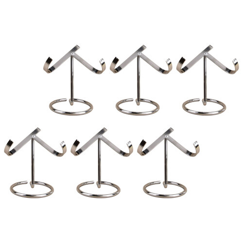 Strong Metal Crystal Display Stand For Home Deck And-Silver M