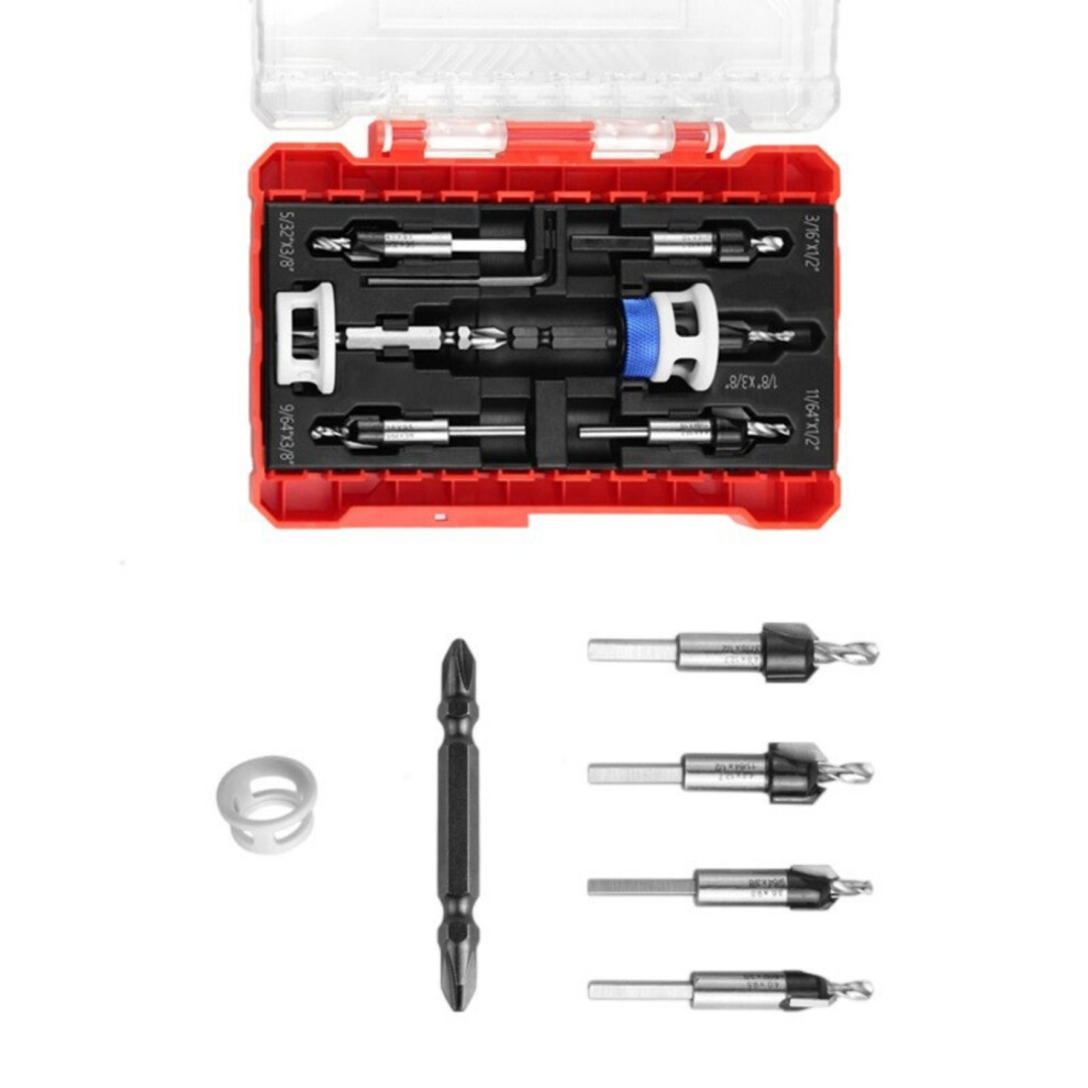 Multipurpose Countersink Drill Bits 5Pcs-Blue Upgraded Version 7754001062682