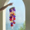 Decorative Colorful Capiz Shell Wind Chimes for Relaxing Outdoor 4