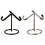 Strong Metal Crystal Display Stand For Home Deck And-Silver M 2