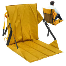 Stadium Seat Cushion, Foldable Bleacher Seat, Outdoor Fishing Seat Cushion, Travel Chair for Sports Events