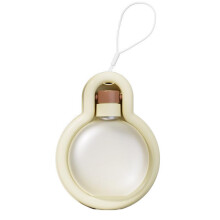 Foldable Dog Water Bottle with Wide Basin Leak Proof Design for Outdoor Travel Moonlight Beige Small
