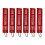 Emergency Component Kit Identifier Red Twill Fabric With-6 1