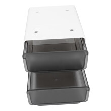 Under Desk Adhesive Storage Drawer Organizer with Large Capacity for Office Classroom Dorm