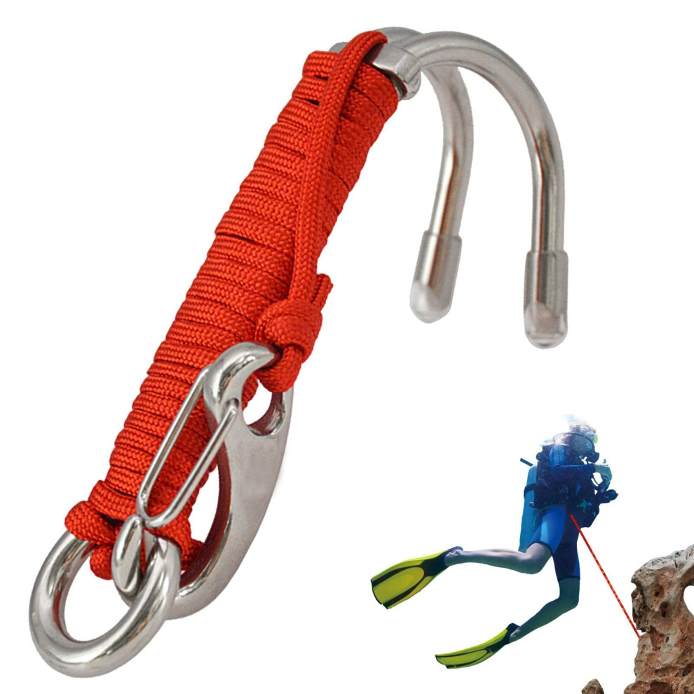 Tauchflusshaken – Doublewing Hooks, Stainless Steel, Equipment For Underwater Photography 9001264698843