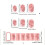 Flexible Silicone Leaf Molds Leaf Stamp Tool-Set of 6 pieces 4