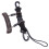 Scubas Diving Coiled Lanyard Quick Release Clip AntiLost Underwater Spring Coiled Camera Strap for Diving Light Black 1