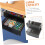 Under Desk Drawer Organizer Box Transparent Plastic Storage Container for Office Dorm Study Pens Rulers 5