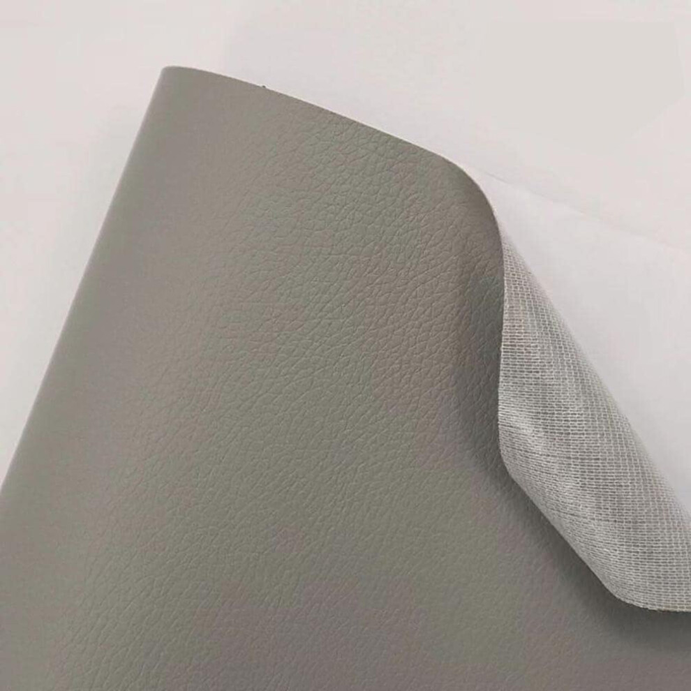 Large Leather Patch Roll Light Gray 138X50in Selfadhesive Waterproof Tape For Sofa Car Seats Furniture Upholstery 9001264698546