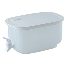 Large Capacity Beverage Dispenser with Spigot 4L Leak Proof Water Pitcher for Home and Party