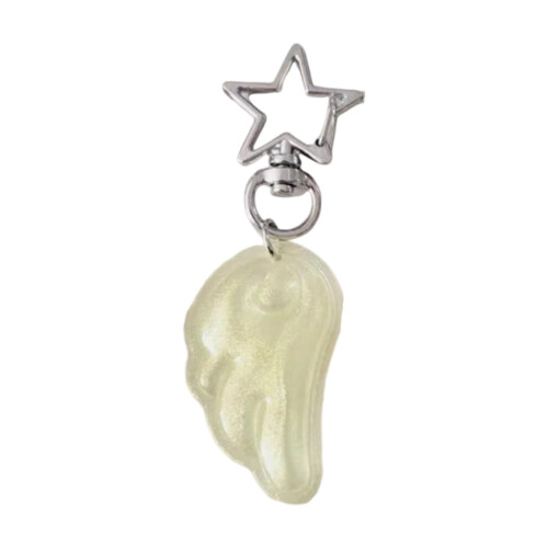 Chic Wing Keychain Decors for Purses Backpacks Trendy-Yellow