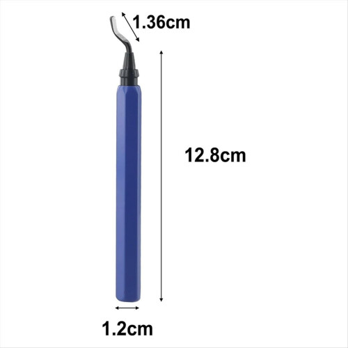 5 Packs Deburring Tool, Rotatable Blades & Heavy Duty Metal Handle, fo 2
