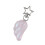 Elegant Winged Bag Charm Jewelry Accessory Scratch-Pink 1