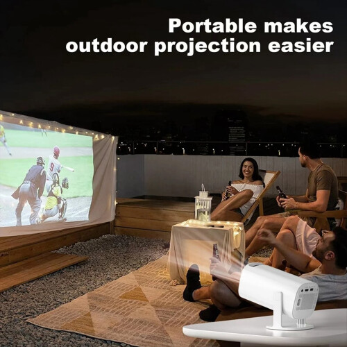 P30 Smart-Projektor mit WLAN, Android 6 und 11, Heimbeamer mit 4K-Dekodierung