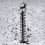 Medidor de neve para jardim, régua de 60 cm (24 polegadas), peça de metal resistente à água e à ferrugem, fácil de instalar, decoração 3