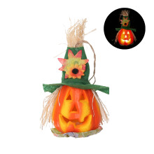Solas Maisiúil Pumpkin, Maisiúchán Laistigh Oíche Shamhna le Solas Coinneal LED le haghaidh Atmaisféar Te agus Suaimhneach