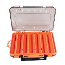Tackle Box Multi Compartment Fishing Tackle Storage Box Visible Case Double Side Hooks Storage Container Case Ref: 1349