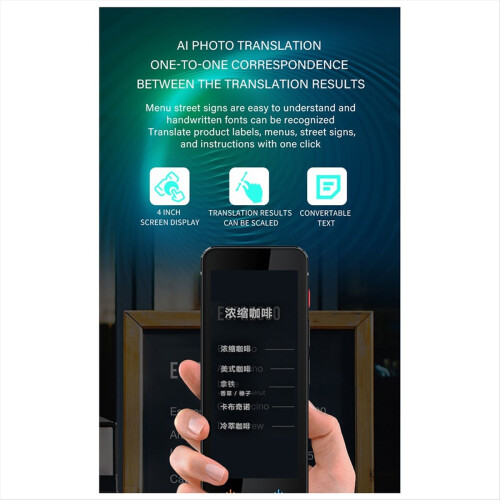 New Smart Translator Voice Multi 138 Languages Support WiFi Full 3D To 2