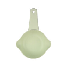 Dog Food Scooper with Adjustable Cup AntiSpill 1 Cup Measure, Commercial Cooking Tools Utensils for Dry Food, Grain, Travel Light Green