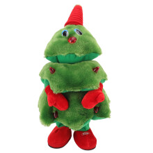 Pädagogisches Spielzeug für Kinder, sprechender Weihnachtsbaum mit Sprachwiederholungsfunktion, interaktive animierte Dekoration mit