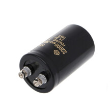 22000uF 80V Electrolytic Screw Terminal Capacitor for Power Amplifier Power Supply, 50x80mm, 105