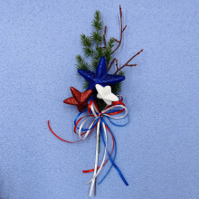 4Th Of July Decorations, Patriotic Hanging Ornaments For Independence Day, Memorial Day Party Favors, Red White Blue Stars, Enhance Your Patriotic Dis
