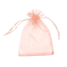Elegant Sheer Organza Bags For Wedding, White Transparent Gauze Pouches With Satin Drawstring, Perfect For Parties And Business Events (Ideal For Jewe