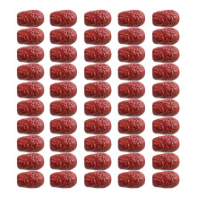 Paquet de 50 faux Jujube réalistes, modèle de fruits secs,