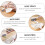 2pcs Mini Dustpan and Brush Set for Desktop and Household Cleaning Compact Easy Storage 2