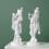 Statue de Krishna en résine blanche, Sculpture du dieu-Blanc 6