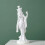 Statue de Krishna en résine blanche, Sculpture du dieu-Blanc 5