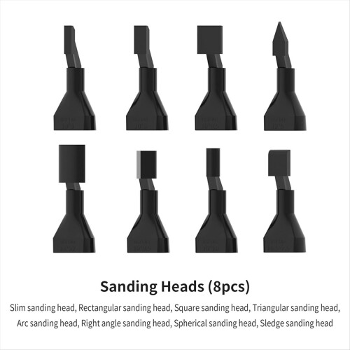 Reciprocating Sander, USB Rechargeable Sanding Pen with 8 Heads, Self- 2