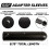 'Nylon Olympic Adapter Sleeve 8''  Convert 1'' Bars or Posts to 2'' Olympic Bars or Posts. Includes Removable End Cap for Longer Posts.' Single 2