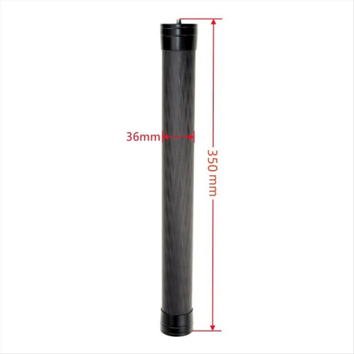 35CM Extension Rod Carbon Fiber Camera Self-Timer Pole Stabilizer for 2