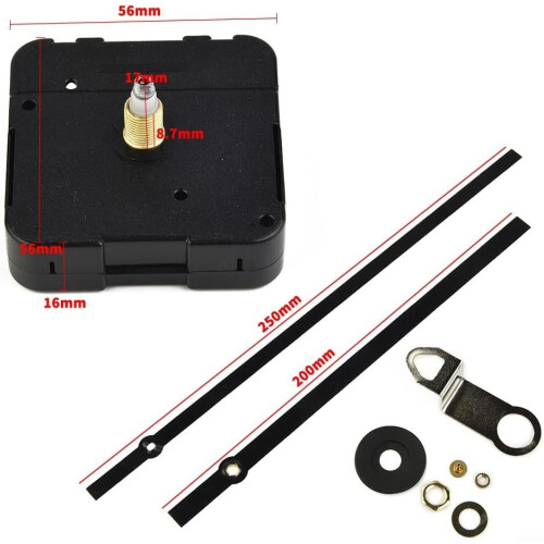 Torque Quartz Clock Movement Kit with Hands for DIY Wall Clock  and Accurate Timekeeping 2