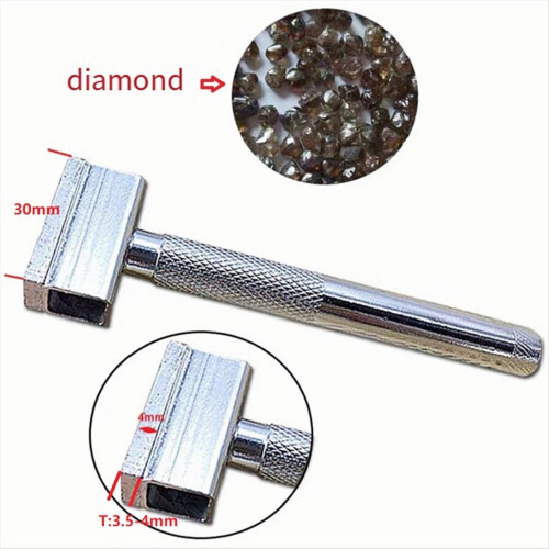 Gesinterte Diamantschleifscheibe, Schärfscheibe, Abrichtstein, Griff H 2