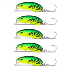5PCS Sinking Fishing Lure 3g Low Center of Silent System Artificial Wo
