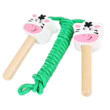Brinquedo Educativo Montessori em formato de peixe-dinossauro, com pintura atóxica, bordas lisas e contas de madeira para enfiar, ideal para a