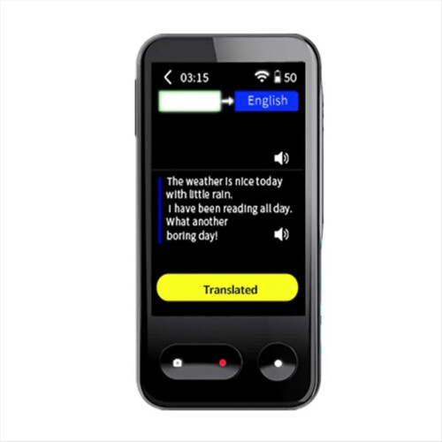 Portable Smart Voice Translator 4G Internet 138 Languages Real Time On 2