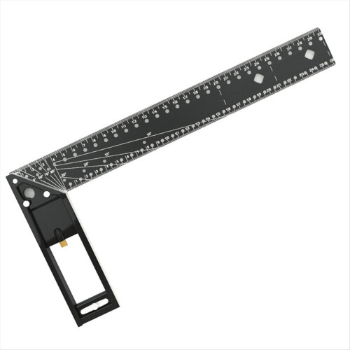 Multi Functional Right Angle Ruler 45/90 Degree Hole Positioning Marki 1