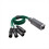 1Pair 4-Channel 3-Pin XLR/ to Ethercon RJ45 Ethernet Extender DMX512 N 3