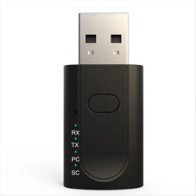 4-in-1 USB Bluetooth 5.1 Adapter Drahtloser Audioempfänger und -sender E