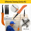 14pcs Grout Removal Tool, Caulking Tools Tile Saw and Hand with 3 Piec 6